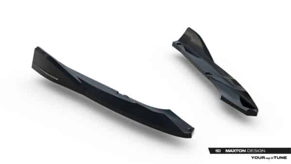 MAXTON DESIGN - Bočné spoilere pod zadný nárazník V.6, Cupra Leon ST Mk1 Facelift, čierny lesk – Obrázok 4