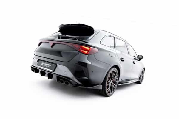 MAXTON DESIGN - Bočné spoilere pod zadný nárazník V.6, Cupra Leon ST Mk1 Facelift, čierny lesk – Obrázok 5