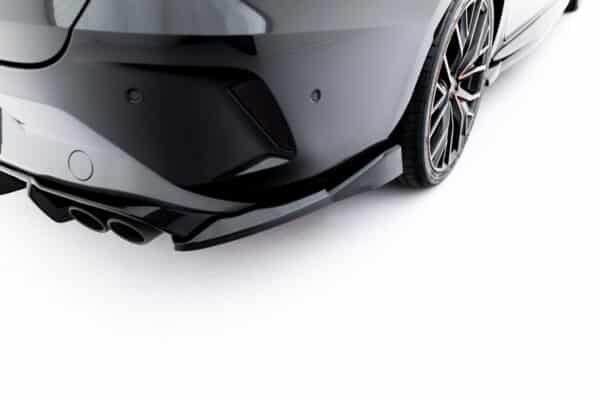 MAXTON DESIGN - Bočné spoilere pod zadný nárazník V.6, Cupra Leon ST Mk1 Facelift, čierny lesk