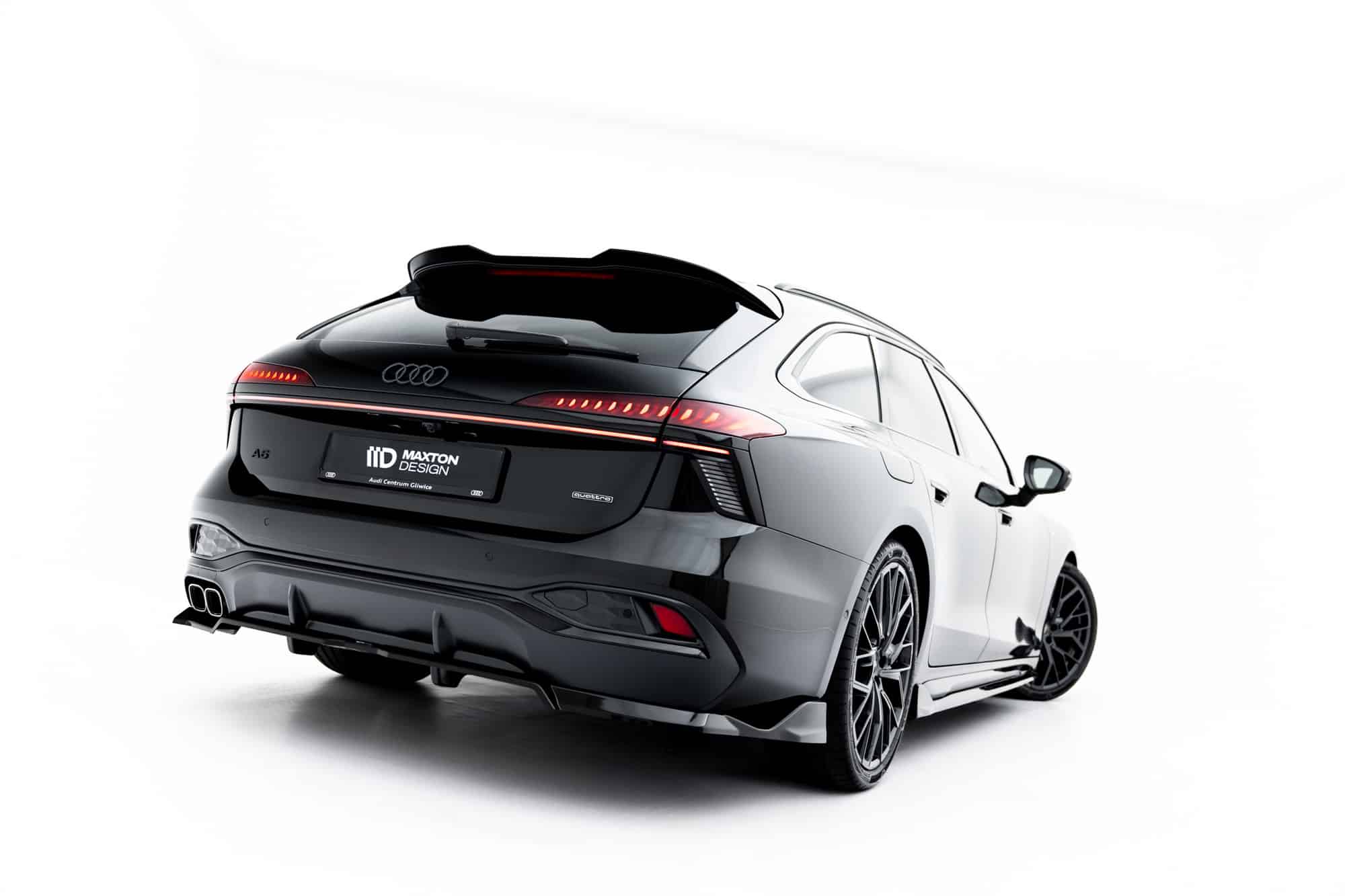 MAXTON DESIGN - Spoiler pod zadný nárazník V.2, Audi A6 S-Line Sedan/Avant C9, Čierny lesk – Obrázok 9