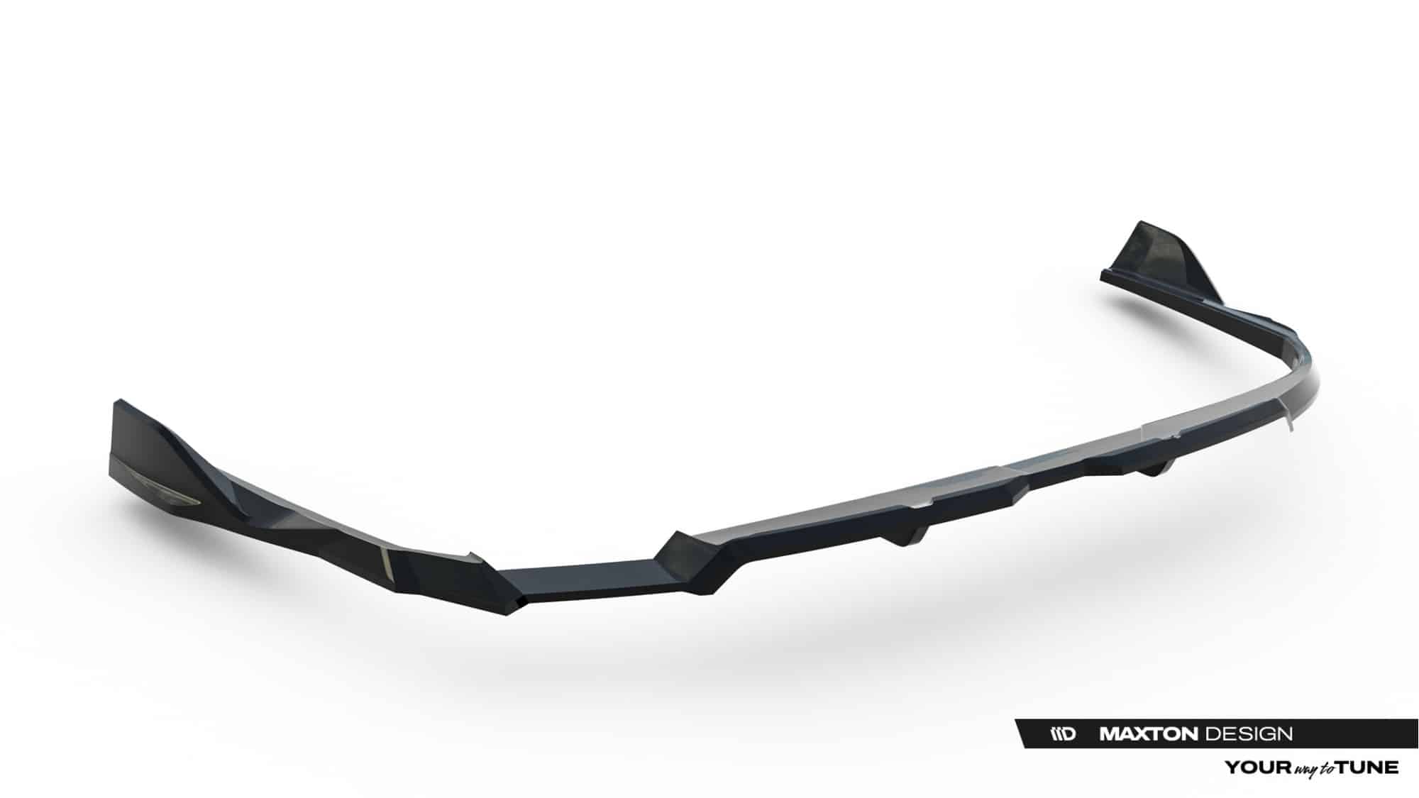 MAXTON DESIGN - Spoiler pod zadný nárazník V.2, Audi A6 S-Line Sedan/Avant C9, Čierny lesk – Obrázok 5