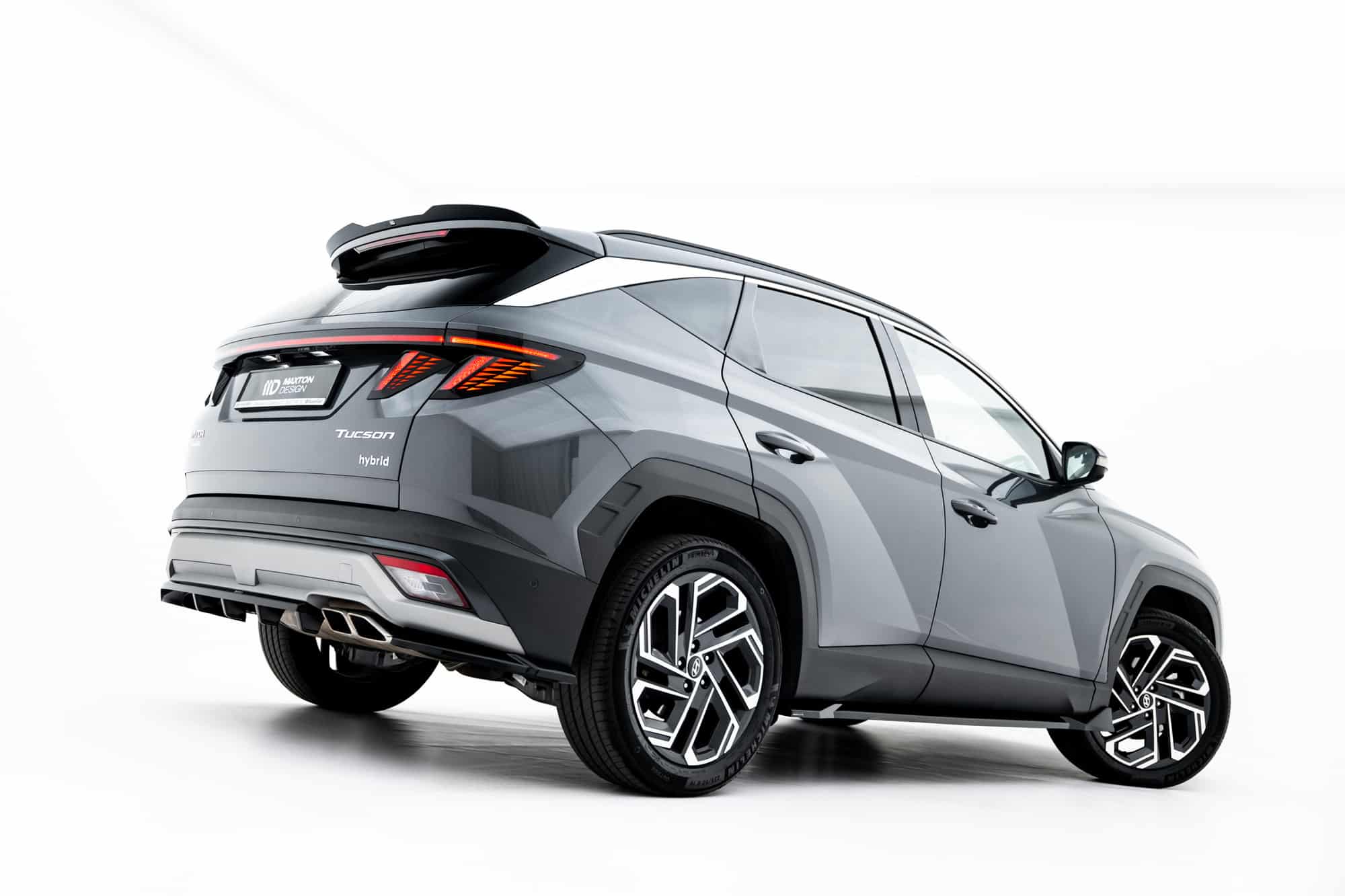 MAXTON DESIGN - Lišty pod bočné prahy, Hyundai Tucson Mk4 Facelift, čierny lesk – Obrázok 6
