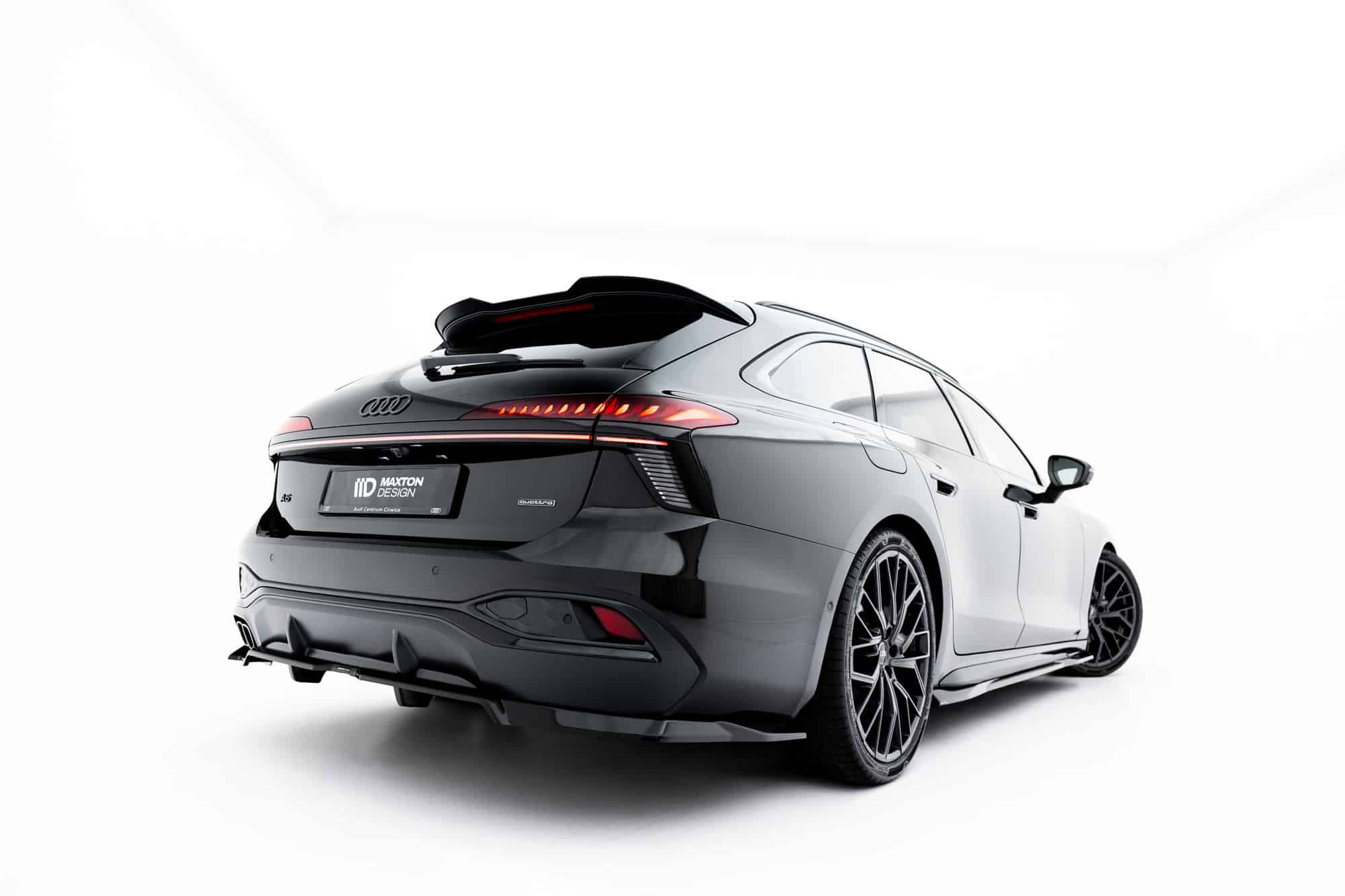 MAXTON DESIGN - Spoiler kufra, Audi A6 S-Line Avant C9, čierny lesk – Obrázok 6