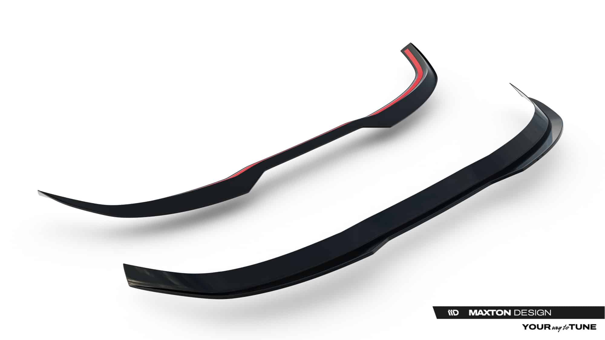 MAXTON DESIGN - Spoiler kufra, Audi A6 S-Line Avant C9, čierny lesk – Obrázok 3
