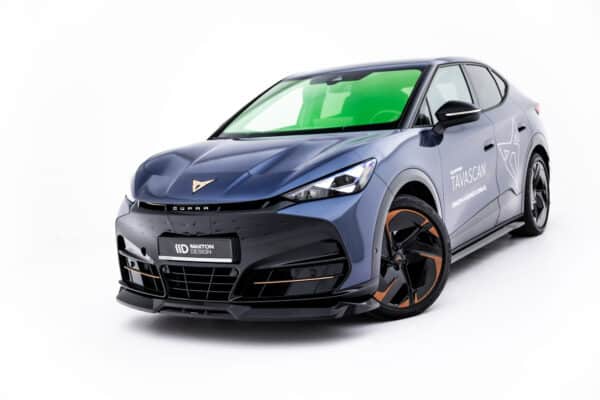 MAXTON DESIGN - Spoiler pod predný nárazník, Cupra Tavascan Mk1, Čierny lesk