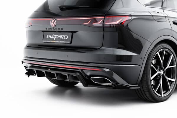 MAXTON DESIGN - Spoiler pod zadný nárazník, Volkswagen Touareg R-Line Mk3 Facelift, Čierny lesk – Obrázok 3