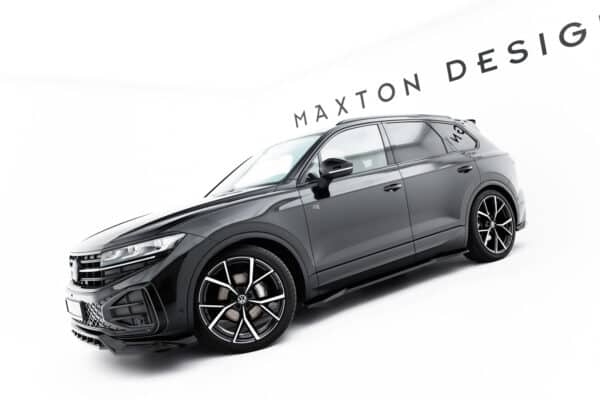 MAXTON DESIGN - Lišty pod bočné prahy, Volkswagen Touareg R-Line Mk3 Facelift, Čierny lesk – Obrázok 6