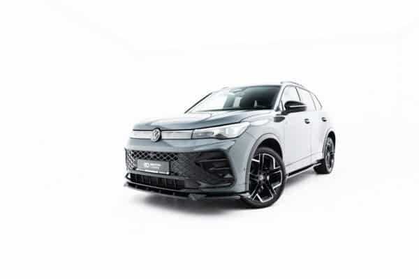 MAXTON DESIGN - Spoiler pod predný nárazník V.1, Volkswagen Tiguan R-Line Mk3, Čierny lesk – Obrázok 6