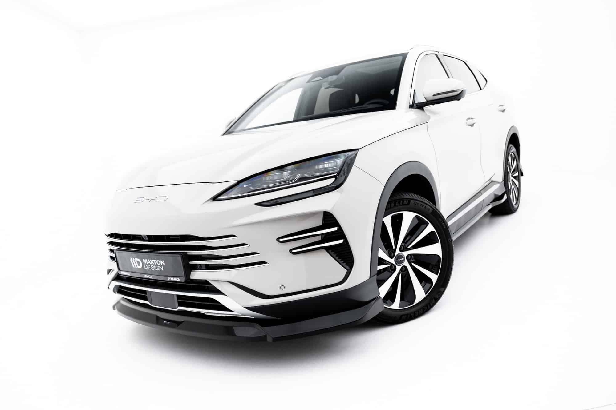 MAXTON DESIGN - Spoiler pod predný nárazník, BYD Seal U Mk1, Čierny lesk