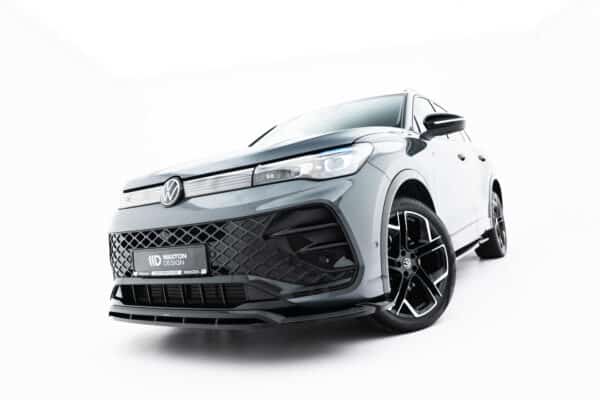 MAXTON DESIGN - Spoiler pod predný nárazník V.2, Volkswagen Tiguan R-Line Mk3, Čierny lesk – Obrázok 2