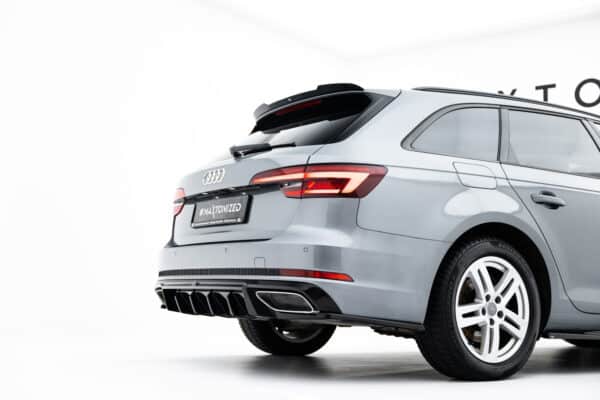 MAXTON DESIGN - Difúzor zadného nárazníka, Audi A4 / A4 S-Line Sedan / Avant B9, Čierny lesk – Obrázok 6