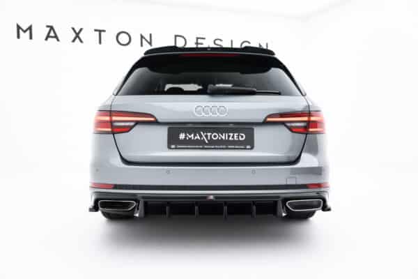 MAXTON DESIGN - Difúzor zadného nárazníka, Audi A4 / A4 S-Line Sedan / Avant B9, Čierny lesk – Obrázok 5