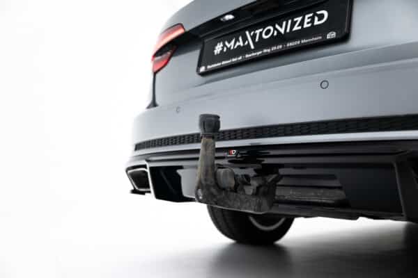 MAXTON DESIGN - Difúzor zadného nárazníka, Audi A4 / A4 S-Line Sedan / Avant B9, Čierny lesk – Obrázok 7