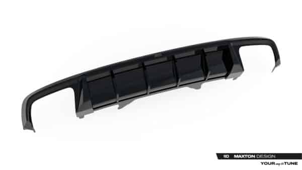 MAXTON DESIGN - Difúzor zadného nárazníka, Audi S4 Sedan / Avant B9, Čierny lesk – Obrázok 4
