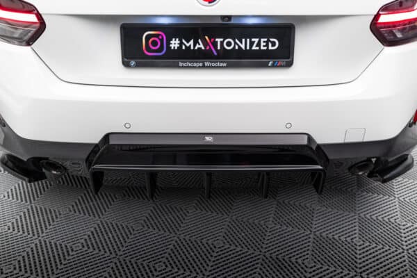 MAXTON DESIGN - Difúzor zadného nárazníka, vhodné pre BMW 2 M-Pack/M240i Coupe G42, Čierny lesk – Obrázok 10