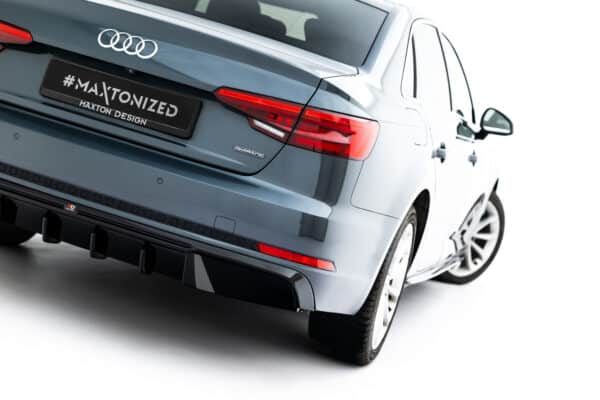 MAXTON DESIGN - Difúzor zadného nárazníka, Audi A4 S-Line Sedan / Avant B9, Čierny lesk – Obrázok 8
