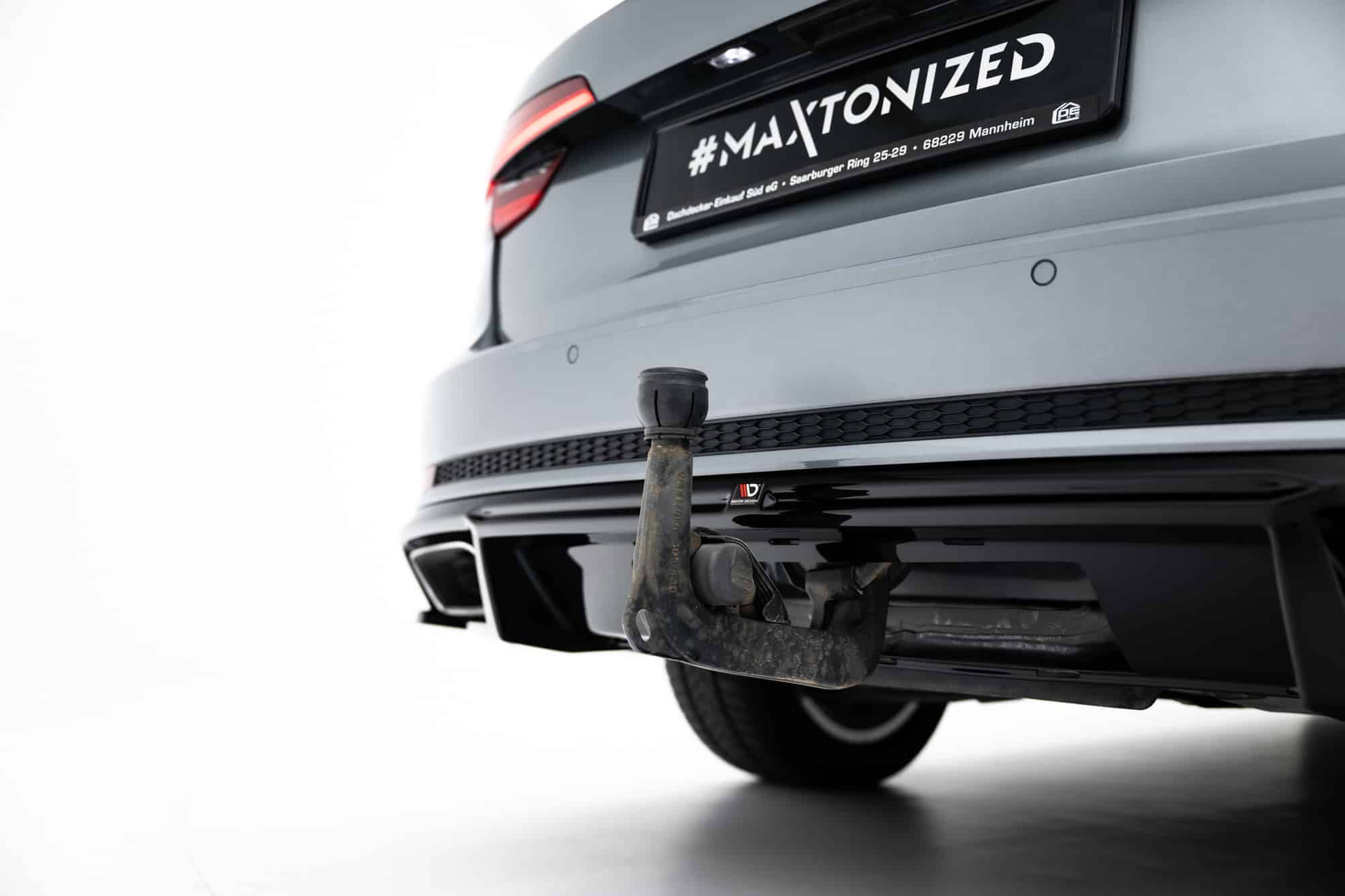 MAXTON DESIGN - Difúzor zadného nárazníka, Audi A4 S-Line Sedan / Avant B9, Čierny lesk – Obrázok 9