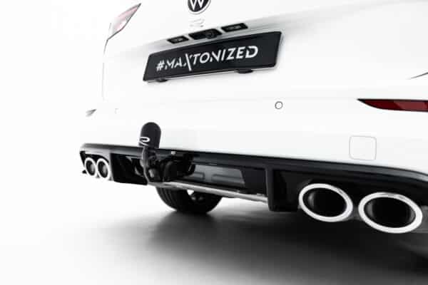 MAXTON DESIGN - Difúzor zadného nárazníka, Volkswagen Golf R Variant Mk8 / Mk8 Facelift, Čierny lesk – Obrázok 6