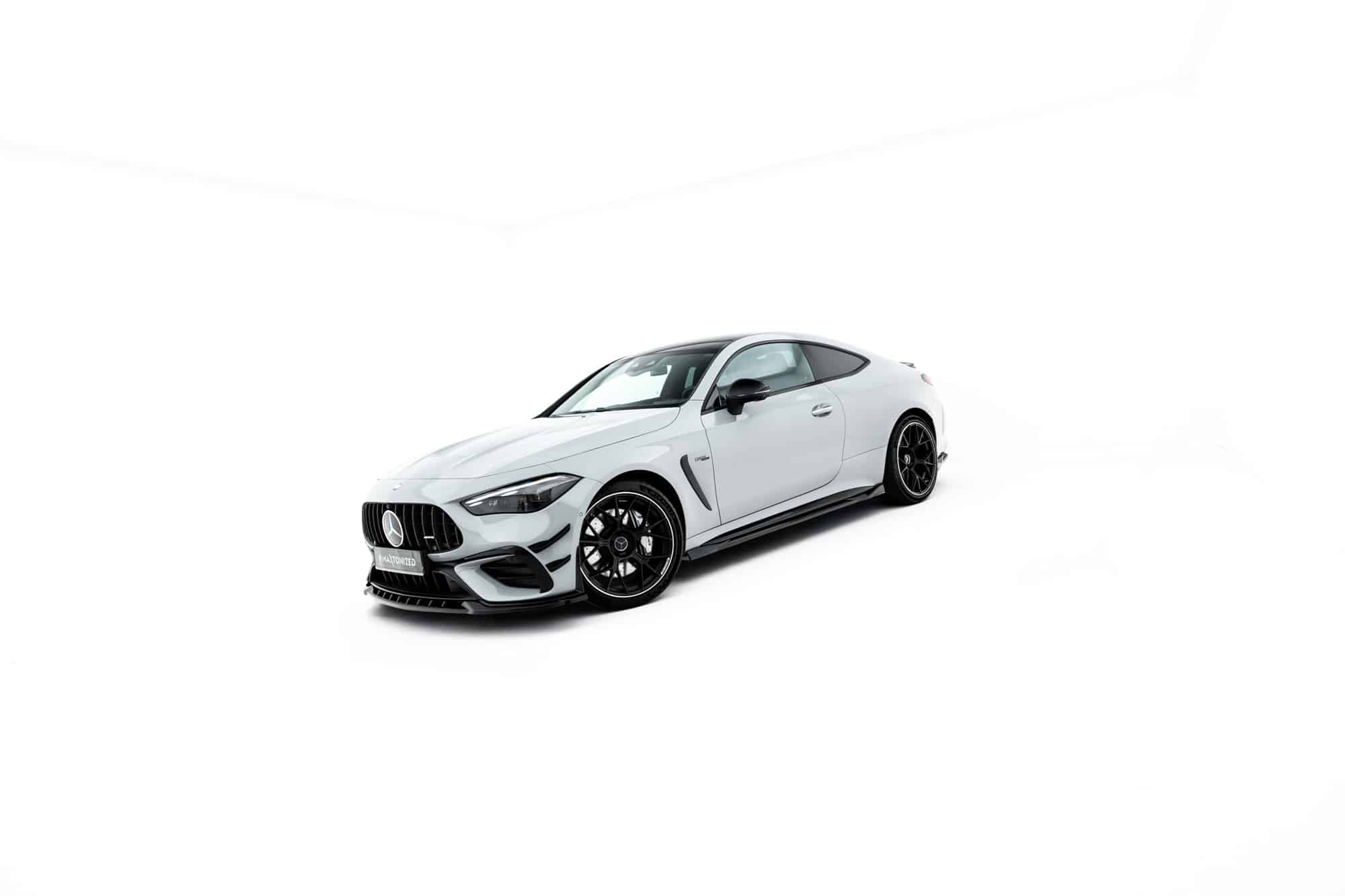 MAXTON DESIGN - Lišty pod bočné prahy, Mercedes-AMG CLE 53 Aero C236, Čierny lesk – Obrázok 7