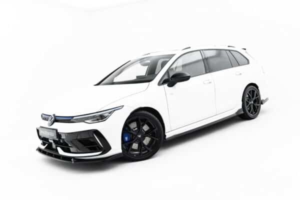 MAXTON DESIGN - Lišty pod bočné prahy, Volkswagen Golf R Variant Mk8 / Mk8 Facelift, Čierny lesk – Obrázok 5