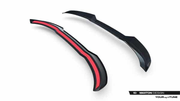 MAXTON DESIGN - Spoiler kufra, Volkswagen Tiguan R-Line Mk3, Čierny lesk – Obrázok 4