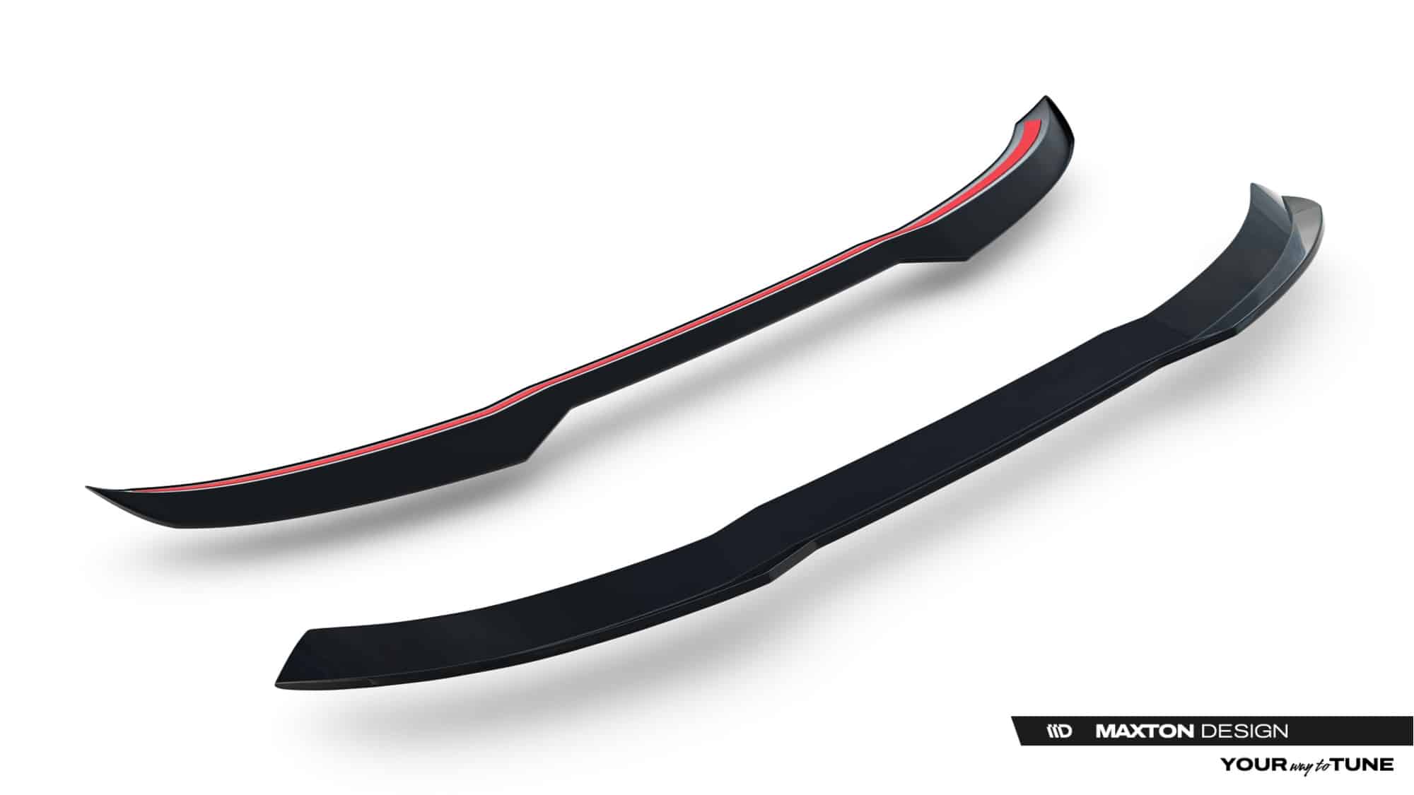 MAXTON DESIGN - Spoiler kufra, Volkswagen Tiguan R-Line Mk3, Čierny lesk – Obrázok 3