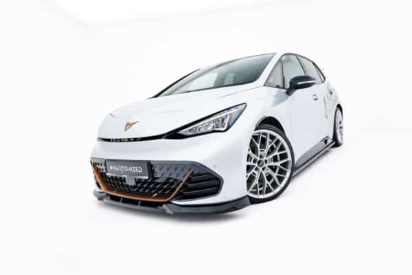MAXTON DESIGN - Spoiler pod predný nárazník V.1, Cupra Born Mk1, Čierny lesk