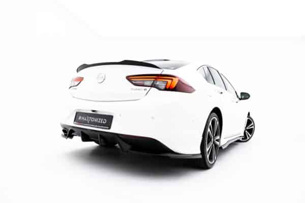 MAXTON DESIGN - Spoiler pod zadný nárazník, Opel Insignia OPC-Line Mk2, Čierny lesk