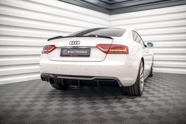 MAXTON DESIGN - Difúzor zadného nárazníka, Audi A5 Sportback 8T Facelift, Čierny lesk – Obrázok 2