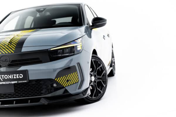 MAXTON DESIGN - Spoiler pod predný nárazník, Opel Corsa F Facelift (Mk6 Facelift), Čierny lesk – Obrázok 4