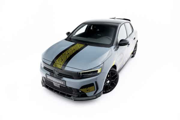 MAXTON DESIGN - Spoiler pod predný nárazník, Opel Corsa F Facelift (Mk6 Facelift), Čierny lesk – Obrázok 2