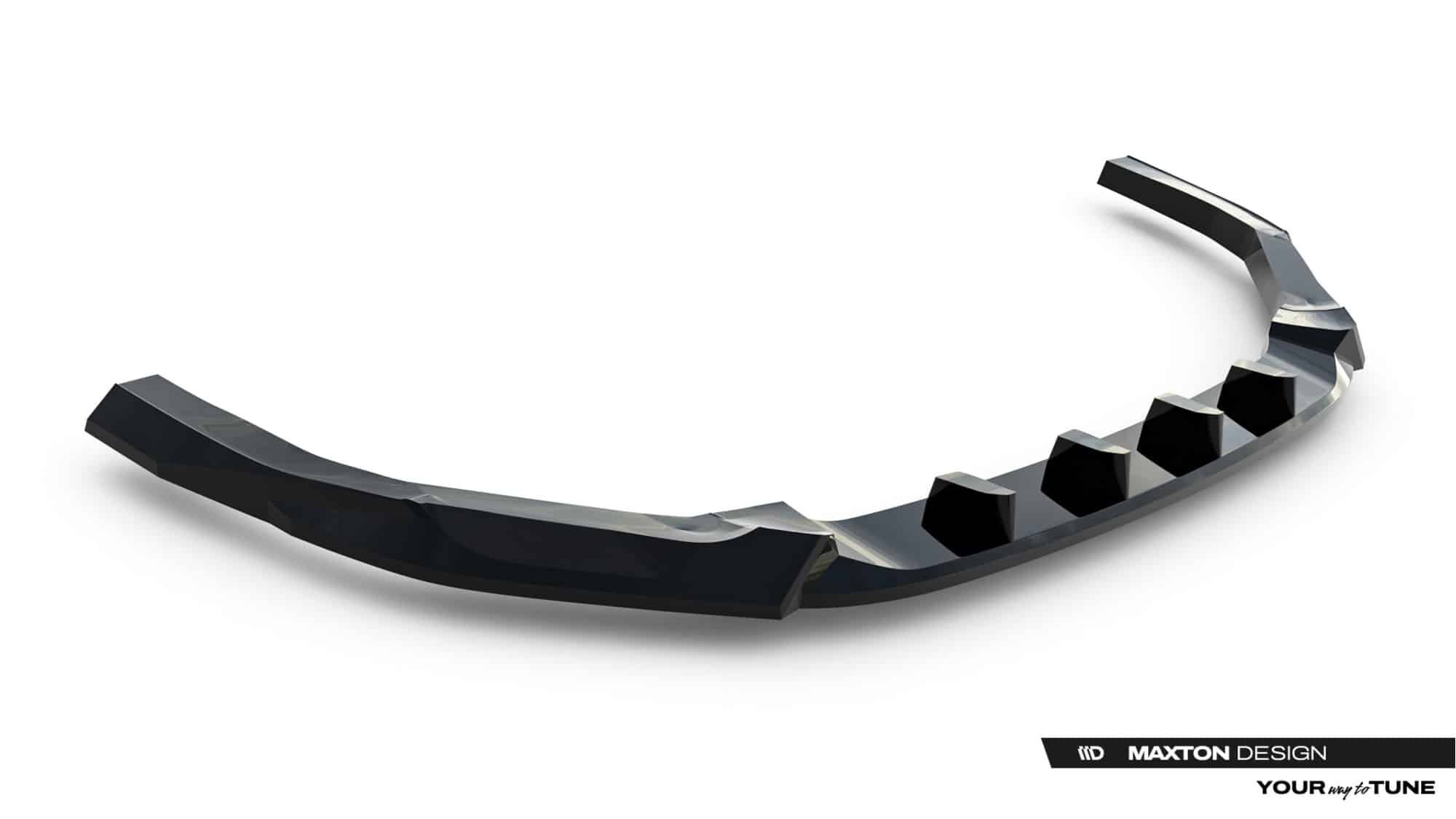 MAXTON DESIGN - Spoiler pod predný nárazník V.1, Subaru WRX STI Mk2, Čierny lesk – Obrázok 4