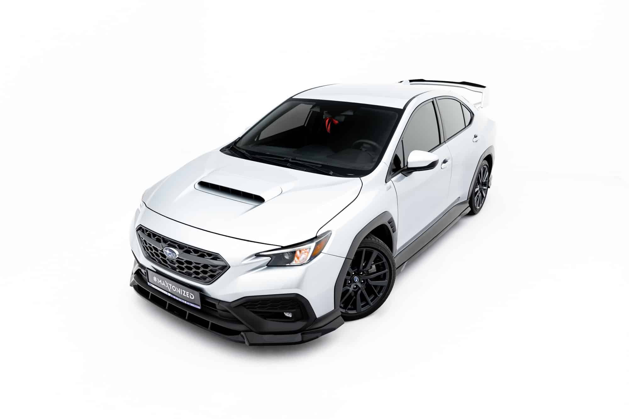 MAXTON DESIGN - Spoiler pod predný nárazník V.1, Subaru WRX STI Mk2, Čierny lesk – Obrázok 2