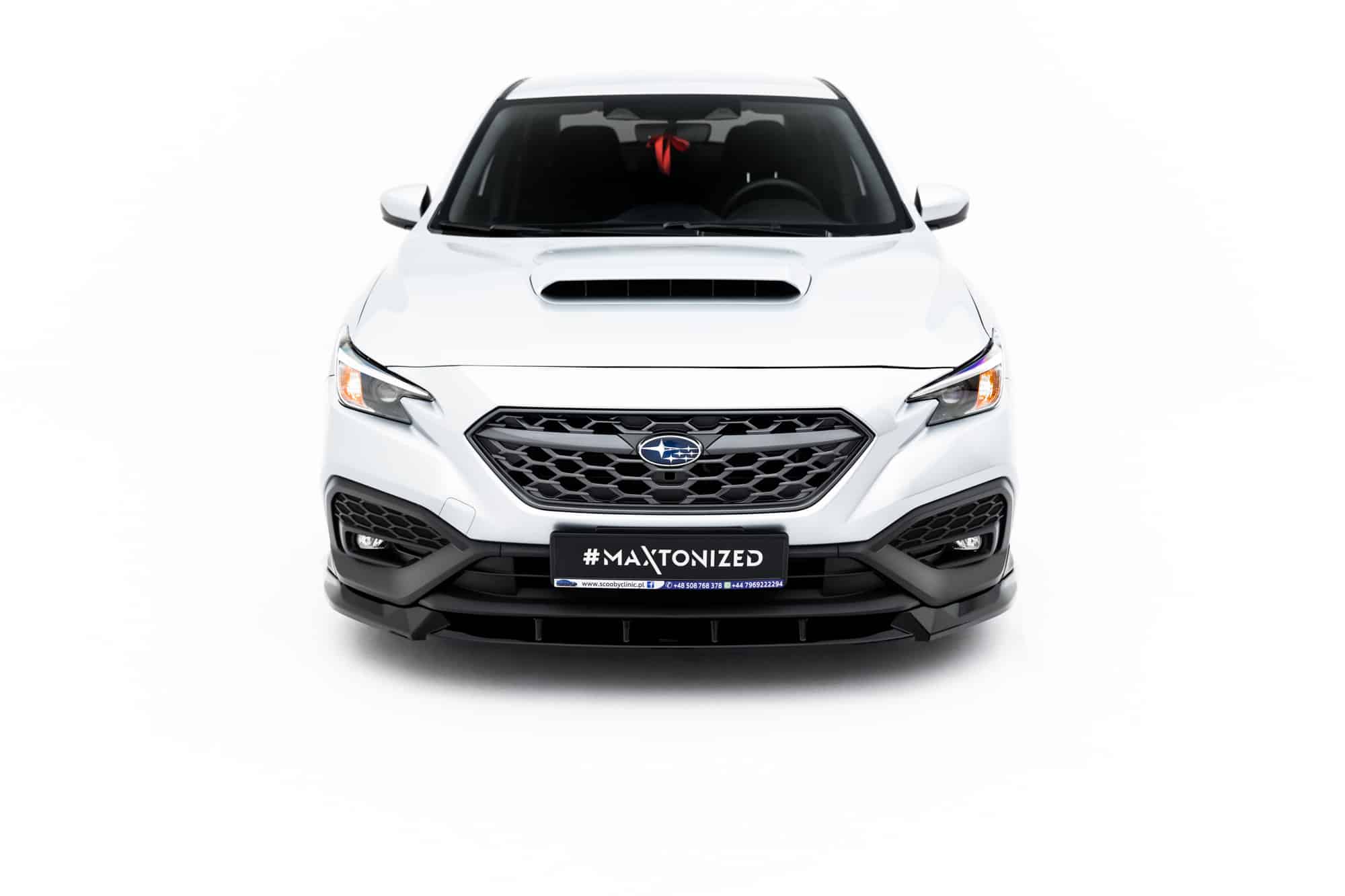 MAXTON DESIGN - Spoiler pod predný nárazník V.1, Subaru WRX STI Mk2, Čierny lesk – Obrázok 8