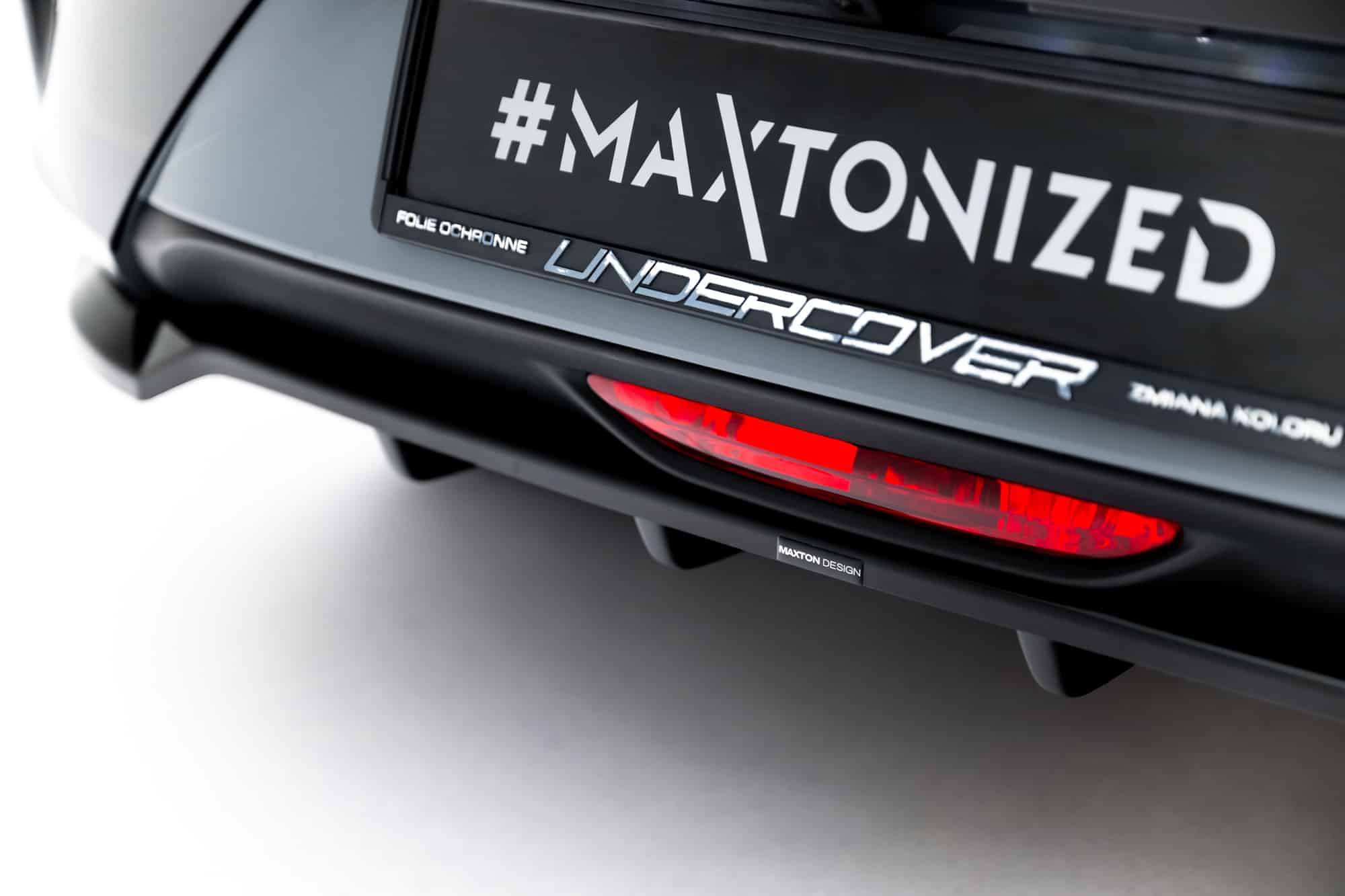 MAXTON DESIGN - Spoiler pod zadný nárazník, Opel Corsa F Facelift (Mk6 Facelift), Čierny lesk – Obrázok 5