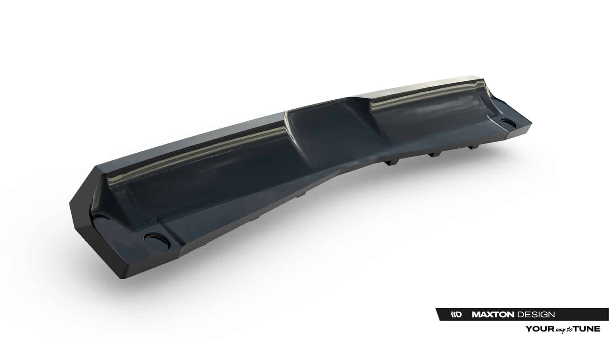 MAXTON DESIGN - Spoiler pod zadný nárazník, Subaru WRX STI Mk2, Čierny lesk – Obrázok 3