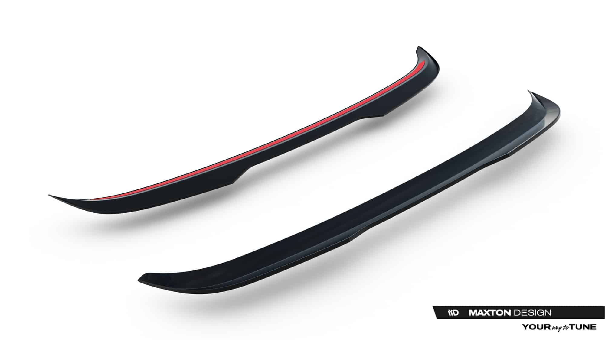 MAXTON DESIGN - Spoiler kufra, Opel Corsa F Facelift (Mk6 Facelift), Čierny lesk – Obrázok 4