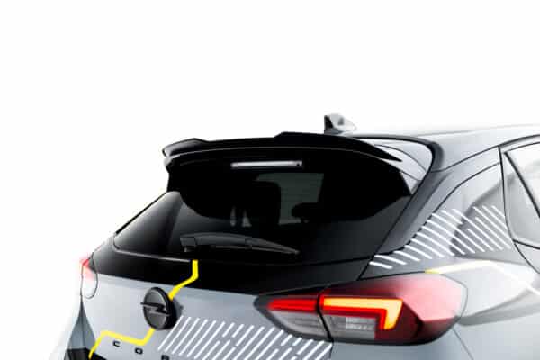 MAXTON DESIGN - Spoiler kufra, Opel Corsa F Facelift (Mk6 Facelift), Čierny lesk – Obrázok 5