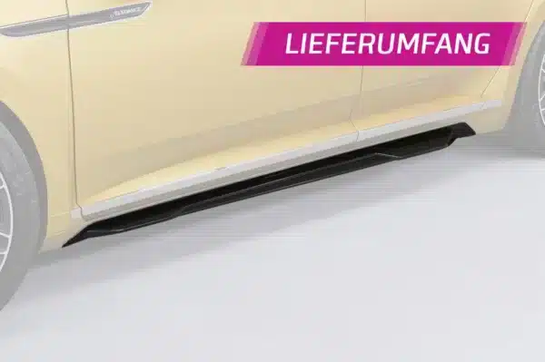 CSR Bočné prahy pre VW Arteon (Typ 3H) SS535-L, Čierny MATT – Obrázok 5