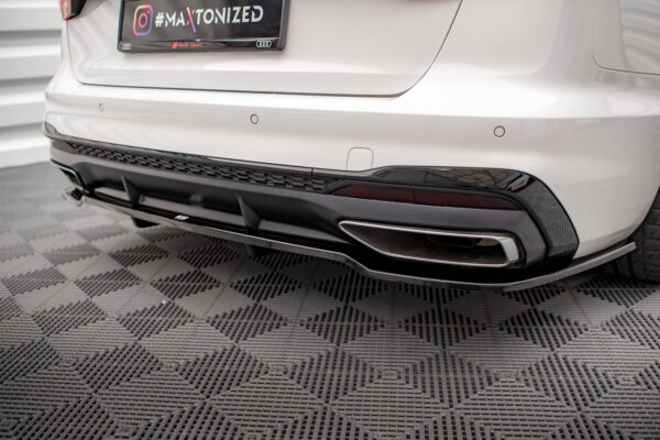 MAXTON DESIGN - Spoiler pod zadný nárazník V.2 pre Audi A4 S-Line B9 Facelift, Čierny lesk – Obrázok 4